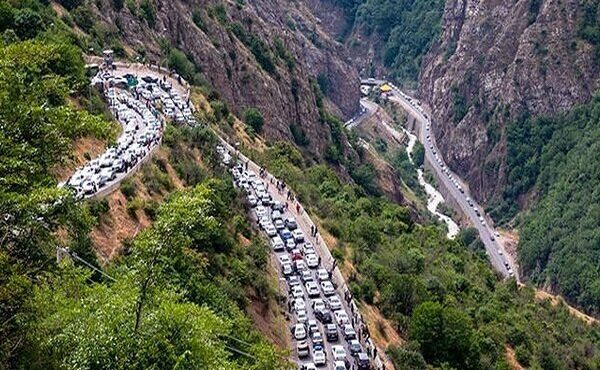 جاده چالوس از ساعت ۷ صبح یک‌طرفه شد