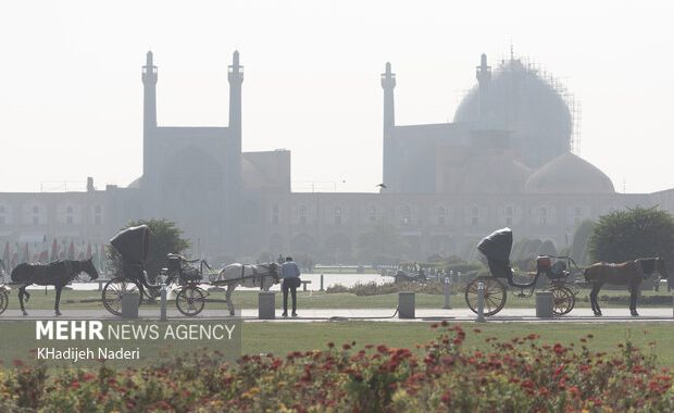 هوای اصفهان برای هشتمین روز پیاپی آلوده است