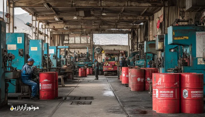 تامین و پخش روغن موتور و روغن صنعتی بردسیر و فهرج؛ پوشش کامل صنایع شرق و غرب کرمان